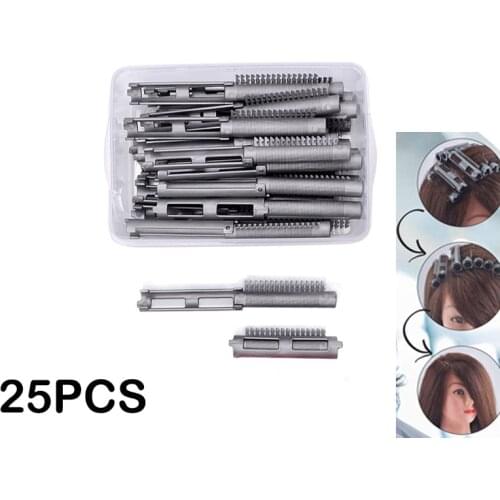Hair Perm Rods Kit Cold Permanent Bar Plastic Curlers Rollers Set Wave Fluffy Corn Hair Maker Styling