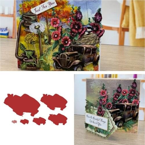 New for 2021 Miss Daisy Metal Cutting Dies Scrapbook Diary Decoration Stencil Embossing Template DIY Greeting Card Handmade