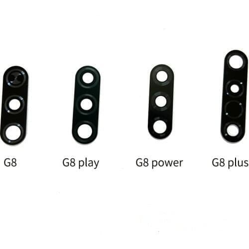 50pcs For Motorola Moto G8 Plus Play Power Lite Rear Back Camera Glass Lens Cover with Ahesive Sticker