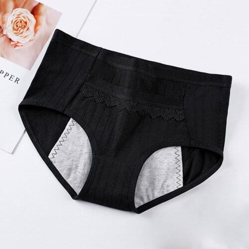 Panties For Menstruation Cotton Menstrual Panties Culottes Leak-proof Pants Femme Menstruelles Size Culottes Menstruelles P M6K8