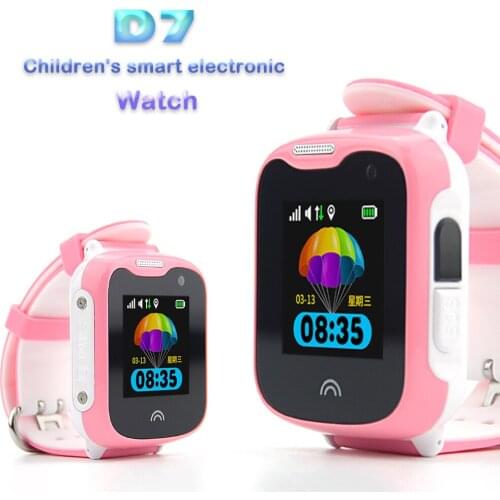 Waterproof Kids Children Smart GPS Watch Tracker D7 Add Sport Voice Monitoring Fence Alarm SOS With WIFI Accurate Position