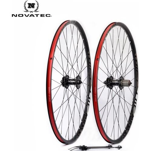 NOVATEC Hub Hand Knitted 26 27.5 29 Compatible with Shimano SRAM Freewheel 28 32 Quick Release Mountain Bike Wheel