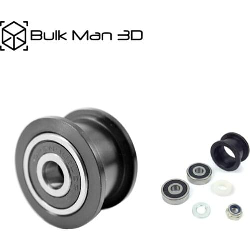 High Precision Delrin Smooth Idler Pulley Kit for 3D Printer V-Slot Rail,OX CNC,V Wheel