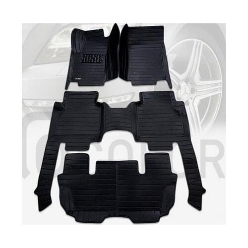 Good quality rugs! Custom special car floor mats for Isuzu Mu-x 7 seats 2019-2013 waterproof carpets for Mu-x 2015,Free shipping