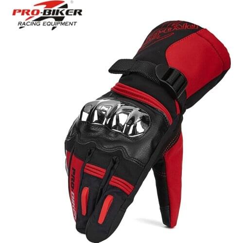 Winter Warm Motorcycle Waterproof Gloves Windproof Guantes Touch Screen Motosiklet Eldiveni Protective Moto Glove