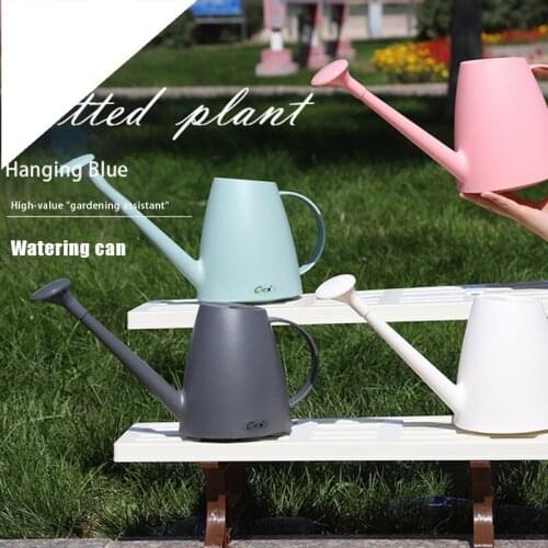 1.8L Indoor Outdoor Plant Watering Can Long Mouth Plastic Water Spray Pot Garden Tools THJ99