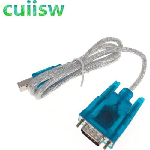 10pcs HL-340 New USB to RS232 COM Port Serial PDA 9 pin DB9 Cable Adapter support Windows7-64
