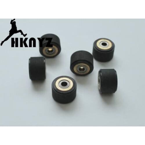 2pcs Pinch Roller Roland Mimaki Graphtec Vinyl Cutter Cutting Graphic Plotter Printer Rolls Parts 4x10x16mm Press Paper Wheel