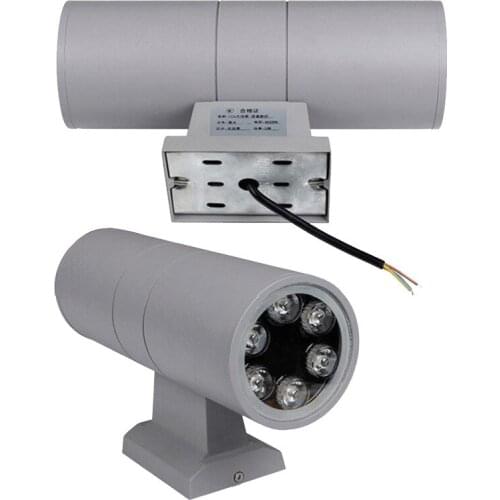 6/10/18/24/30/36/48w 120LM 85RA Led Wall Lamp Outdoor Waterproof Ip65 Double Light Sources Engineering Outdoor Stair Lighting