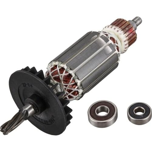 AC220-240V 5 Teeth Drive Shaft Hammer Armature Rotor for Makita HR2440 HR2440F HR2450 HR2451 HR2450F HR2450FT HR2453 Engine