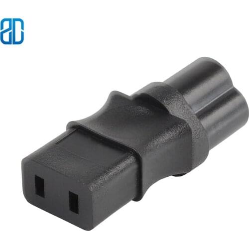 C6-C9 IEC 320 C6 TO C9 Straight 2Pin AC Power Adapter Converter Plug Socket Travel Plug Connector for PDU/UPS 6A 250V