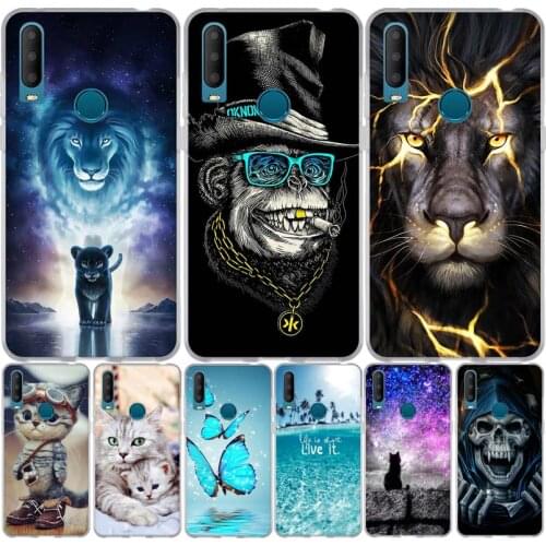 Case for Alcatel 3X 2019 Case 6.52 Inch Silicone Soft TPU Back Cover for Alcatel 3X 2019 Funda Print Painted Phone Shells Bags