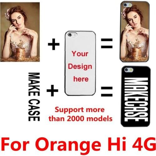DIY Personalized custom photo name Customize printing your design picture cover case for Orange Hi 4G