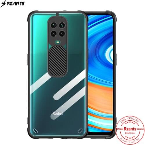 Rzants For Xiaomi Redmi Note 9S Redmi Note 9 Pro Case [Lens Protection] Camera Protect Hybrid Slim Clear Cover Soft Casing
