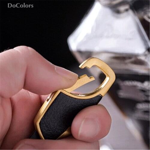 DoColors Leather Car Metal Key Ring Keychain For Suzuki SX4 SWIFT Alto Liane Grand Vitara jimny s-cross Splash Kizashi