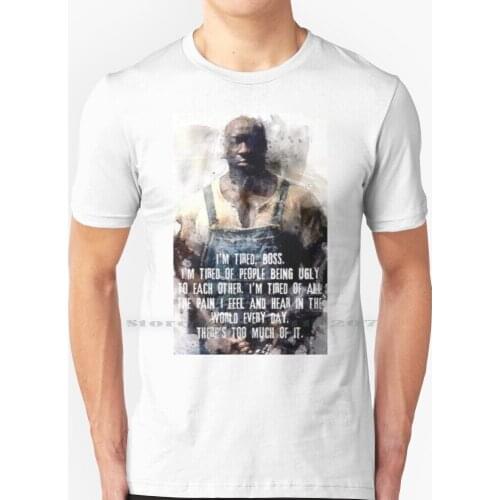 The Green Mile T Shirt 100% Pure Cotton The Green Mile John Coffey Prison Stephen King