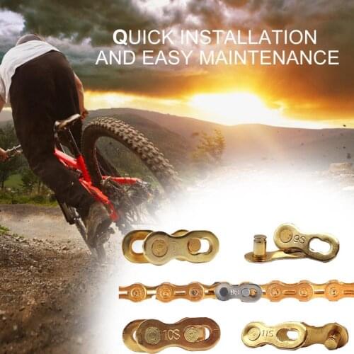 2Pcs 6/7/8/9/10/11 Speed Steel MTB Bike Bicycle Chain Quick Release Magic Buckles Repair Tool Bicycle repair Accessories