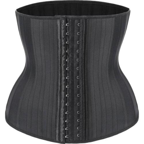 Good Quality High Compression Tummy Firm Control 25 Steel Boned Slimming Girdle Corset Ladies Latex Waist Trainers Cincher