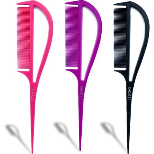 Multifunctional pointed tail Hair Styling Comb,balayage hair color comb,Highlighting comb,High Quality,Chemical Resistant