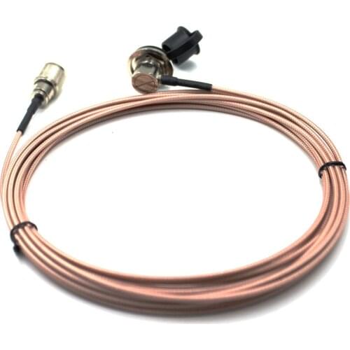 Pink 5 Meter 316 Coaxial Cable UHF/PL-259 Male to Female for QYT KT-8900D TYT TH-9800 Mobile Radio Walkie Talkie Antenna