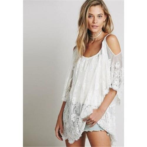 Hot Sexy Women Bathing Suit Lace Bikini Set Cover-Up Lady Swimwear Swimsuit Summer Beach Dress Cover-Up Beach Wear