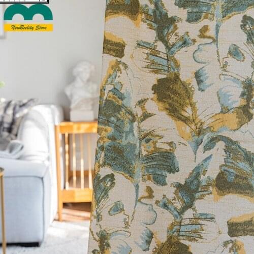 Fashion American Style Polyester Printed Curtains for Living Dining Room Bedroom Blackout Window Curtains Drapes Customized
