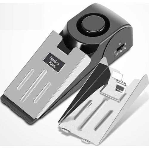 Door Block Burglar Alarm Loudly Timely Reliable Crack Alarm Door Stopper Alarm Household Police Siren Speakers Loud Siren