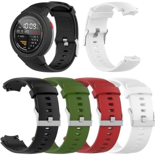 Replacement Adjustable Soft Silicone Bands Bracelet Straps Sport Wrist Strap Belt for Amazfit Verge Watch Strap Drop Shipping