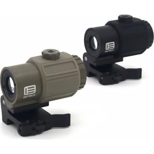 G33 G43 Sight Airsoft 3X Magnifier With Switch to Side Quick Detachable QD Mount For Hunting Black Apply Red dot 551 552 553 558