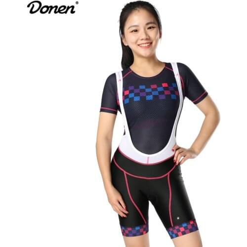 DONEN summer new road mountain bike harness cycling shorts 6D carbon fiber cushion cycling pants women