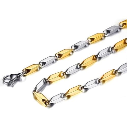 Gold Silver Color American Flag Men Pendant Necklace Trendy USA Symbol Stainless Steel Titanium Chain Necklaces Jewelry