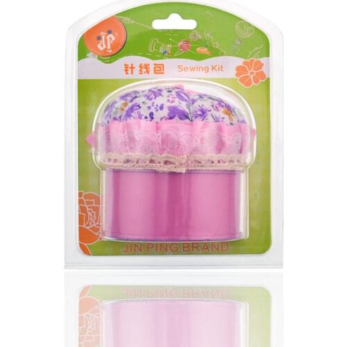 1PCS Pumpkin Shape Pin Cushion Needle Pincushions with Storage Case for DIY Needlework Crafts