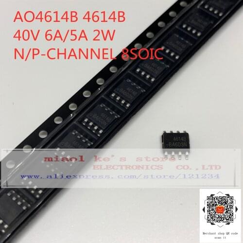 [10pcs] AO4612 AO4612L AO4614 AO4614B AO4614BL AO4616 AO4616L 4612 4612L 4614 4614B 4614BL 4616 4616L - 100% New MOS transistor