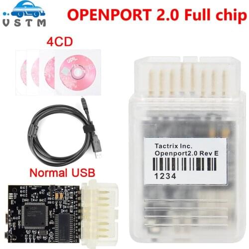 2021 Newest Tactrix Openport 2.0 ECUFLASH Auto ECU Chip Tuning Scanner Open Port 2.0 With All Software OPENPORT 2.0