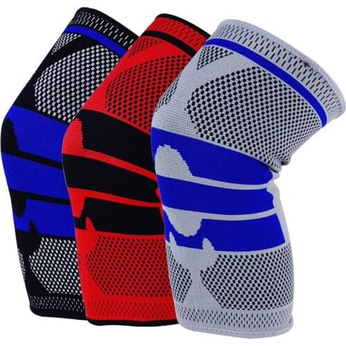 2021 Unisex 1pes Kneepad Comfortable Protective Accessories Weightlifting Cross Training Non-slip Exercise Kneepad Ventilation