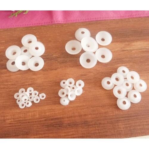 7mm/9mm/10mm/12mm/14mm/16mm/18mm/20mm width white hard washer fit for plush toy eyes nose accessorie---500pcs/lot
