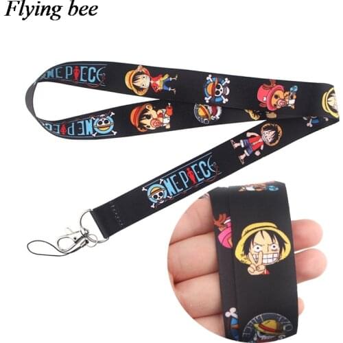 Flyingbee anime Keychain cool Phone Lanyard Women Fashion Strap Neck Lanyards for ID Card Phone Keys X0682
