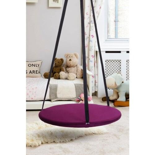 Swing Large Size Ceiling Hanging Purple Swing