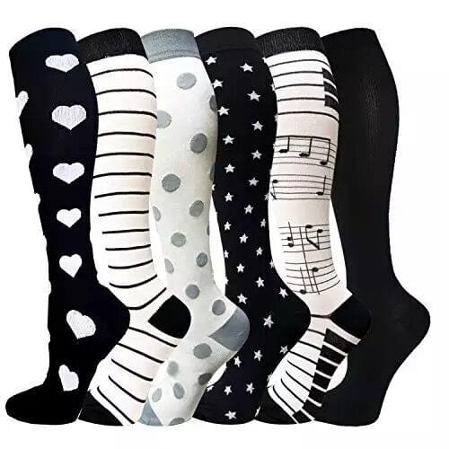 New Compression Socks Men Women Halloween Black Series All Saints' Day Unisex Outdoor Running Cycling Long Pressure Stockings