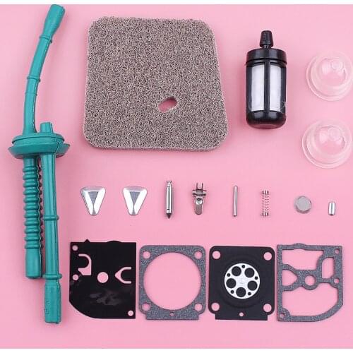 Air Fuel Filter Line Hose For Stihl Stihl FS38 FS55 Carburetor Diaphragm Repair Kit Grass Trimmer Replacement Spare Part