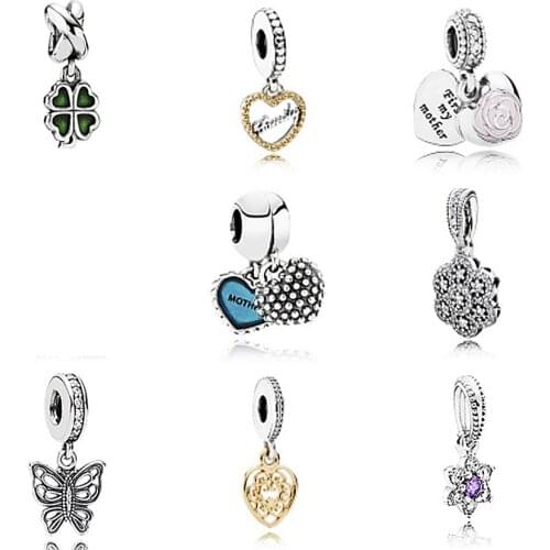 NEW 925 Sterling Silver Pan Pendant Pearl Jewelry Making Fits Charm bead Collocation Bracelet DIY Factory wholesale