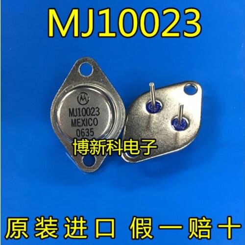 New&original MJ10023 NPN Silicon Power Darlington Transistor 40A400V TO-3 P Iron Cap Gold Seated Transistor