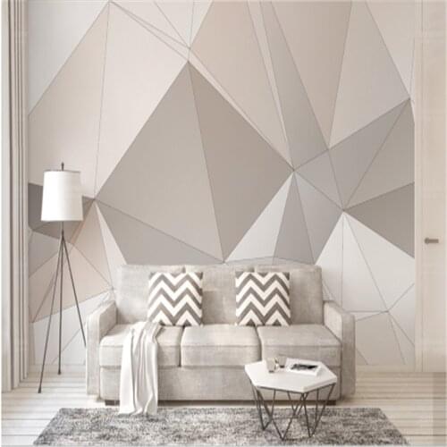 Wallpapers Youman Custom European 3d Murals Geometry Triangle Living Room Environment Friendly For Bedroom Restaurant TV Study