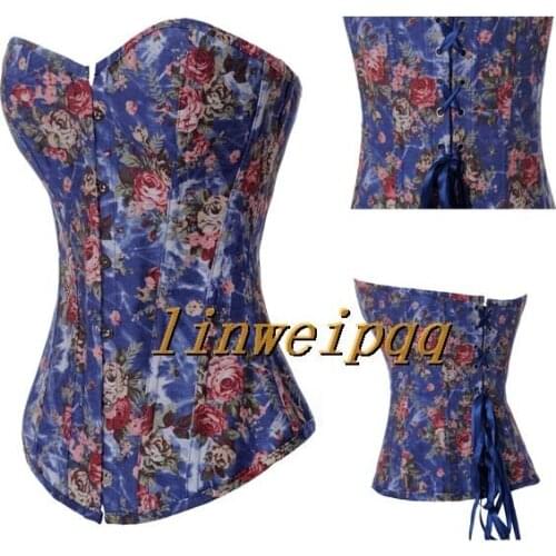 Wholesale Sexy Lingerie Womens Fancy Dress Black Lace Up Basque Corset A2767