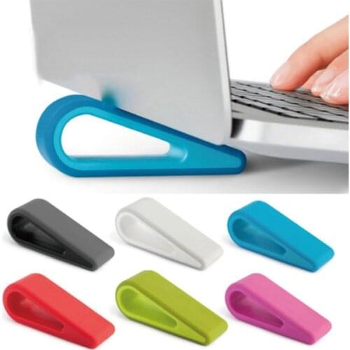 Mini Laptop Stand Simple Holder Cooling Bracket Desktop Computer PC Tablet Riser Cooler Base Pad Bracket 1 Pair