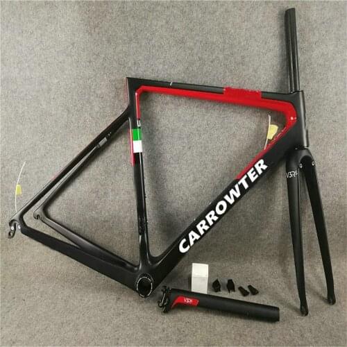 Direct Mount brake Carrowter V3Rs V Disk Carbon Road Bike Frame Bicycle Frameset 6 Colors Glossy Finish