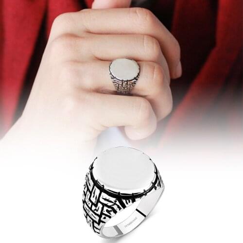 Tesbihane 925 Sterling Silver Hollow Ring
