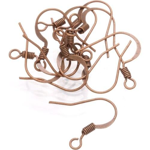 100pcs Gold silver Plating Earring Hook Jewelry Findings Metal Accessories for Earring For DIY making Accessories