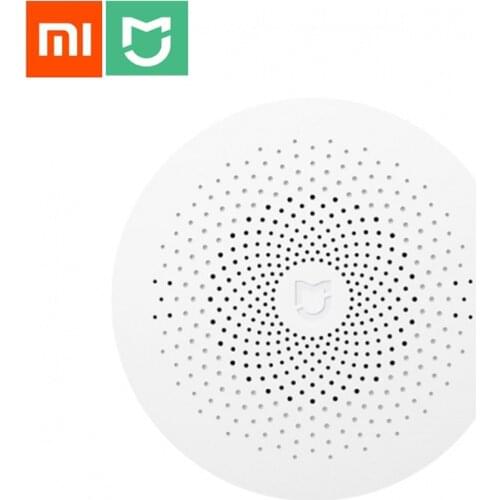 Xiaomi Mijia Gateway 2 Original Smart Home Kits Gateway Hub Alarm System Control Radio Yi Camers Mi Door Sensor Bell Temperature