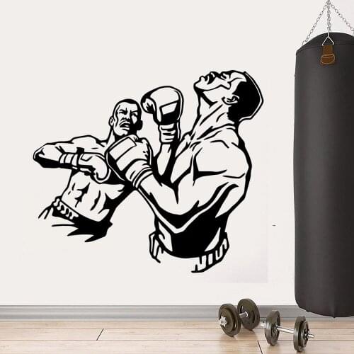 Modern Cool boxing Wall Stickers Fashion Wall Sticker For Kids Rooms Home Decor vinyl ph324